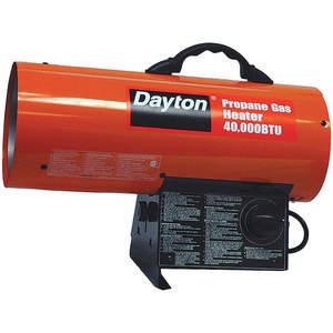 DAYTON 3VE55 Tragbarer Gasheizer Lp 40000 Btuh | AG6QDR