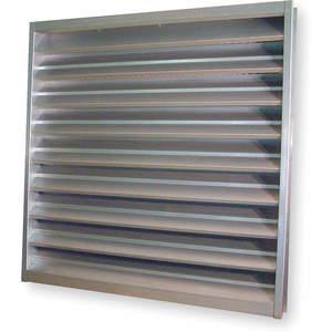DAYTON 4FZG6 Louver Wall Opening 30 x 30 Inch Galvannealed | AD7RBZ