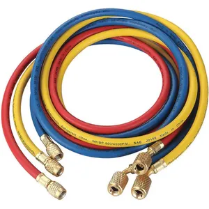 DAYTON 4PDG4 Charging Hose Set 72 Yellow Red Blue - Pack Of 3 | AD9BZM