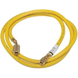 DAYTON 4PDG5 Charging Hose 72 Inch Yellow 1/4 Inch Sae | AD9BZN