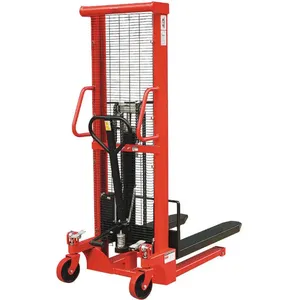 DAYTON 4VME1 Fixed Bse Hydraulic Stacker 3000 Lb 63 Inch Lift | AD9XAX