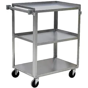 DAYTON 5JNJ5 Utility Cart Stainless Steel 27-5/8 Lx16-3/4 W 500 Lb | AE4EGH