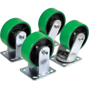 DAYTON 5PKJ3 Hopper Caster Kit 4800 Lb 8 Inch Diameter - Pack Of 4 | AE6BPJ