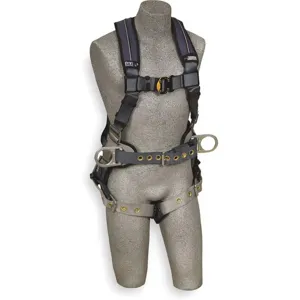 DBI-SALA 1110175 Construction Vest-Style Harness, Back D-Ring, Tongue Buckle | AC3NRK 2UZP2