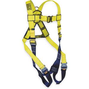 DBI-SALA 1110600 420 lb Full Body Harness, Quick-Connect Buckles, Yellow | AC3NRP 2UZP6