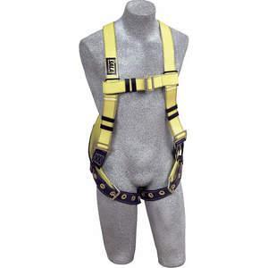 DBI-SALA 1110990 Vest-Style Resist Web Harness, Tongue Buckle, Yellow | AF2ZMR 6ZLL7