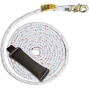 DBI-SALA 1203000 Fall Protection Rope Lifeline, 50 ft Length, 5/8 In Dia | AD2YLP 3WNN5