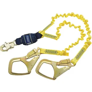 DBI-SALA 1246143 EZ-Stop Tie-Back Lanyard, 3 In Rebar Hooks, Double Leg | AG6TWP 46W450