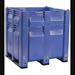 DECADE PRODUCTS C40SBL3-H46 Bulk Container Blue 40-3/4 Inch Height | AH9DXM 39UV22