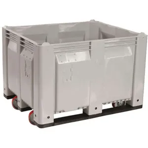 DECADE PRODUCTS C40SGY1-C1 Bulk Container 36-3/4 Inch Width 25-3/4 Inch Height | AH9DYA 39UV34