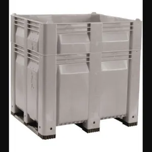 DECADE PRODUCTS C40SGY3-H46 Bulk Container 40-3/4 Inch Height | AH9DYH 39UV41