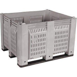DECADE PRODUCTS M40PGY2 Bulk Container Gray 45 Inch Length | AH9DXH 39UV18