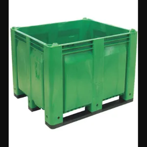 DECADE PRODUCTS M40SGN3 Bulk Container Green 25-3/4 Inch Height | AH9DYM 39UV45