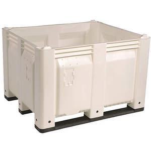 DECADE PRODUCTS M40SWH1 Bulk Container White 25-3/4 Inch Height | AH9DXT 39UV27