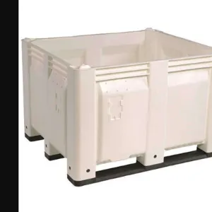 DECADE PRODUCTS M40SWH1 Bulk Container White 25-3/4 Inch Height | AH9DXT 39UV27