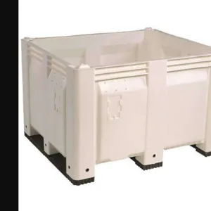 DECADE PRODUCTS M40SWH3 Bulk Container White 36-3/4 Inch Width | AH9DXR 39UV26