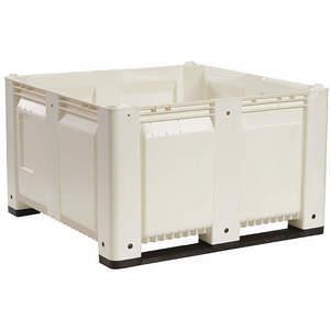 DECADE PRODUCTS M48WH6 Bulk Container White 44-3/4 Inch Length | AH9DYE 39UV38