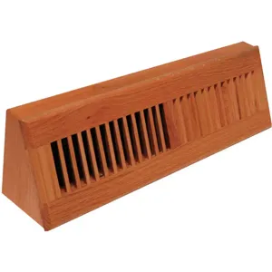 DECOR GRATES WL18BB 18 Inch Louvered Oak Baseboard Nat | AE6KEU 5TFG6