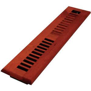 DECOR GRATES WLC214-N 2 x 14 Louvered Solid Cherry Natural | AE6KGD 5TFL0