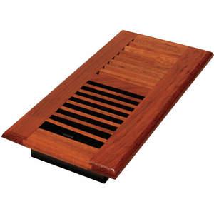 DECOR GRATES WLC410-N 4 x 10 Louvered Solid Cherry Natural | AE6KGE 5TFL1