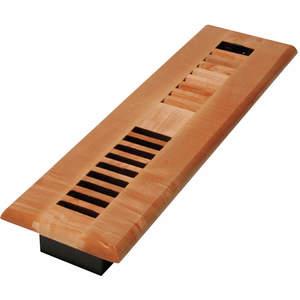 DECOR GRATES WML214-N 2 x 14 Louvered Solid Maple Natural | AE6KGK 5TFL6