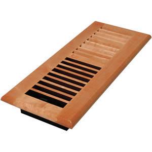 DECOR GRATES WML412-N 4 x 12 Louvered Solid Maple Natural | AE6KGM 5TFL8