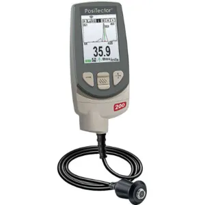 DEFELSKO PosiTector 200 B/Adv Ultrasonic-Coating Thickness Gauge, 0.5 - 40 Mils | AA9EWL 1CTD2