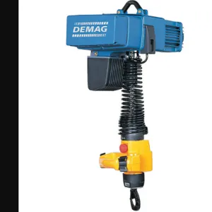 DEMAG DCMS Pro 1-125 1/1 H4.3 VS30-30 480/60 Electric Chain Hoist 275 Lb. 14 Feet | AC6JAU 34A031