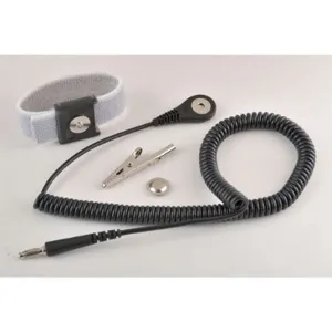 DESCO INDUSTRIES 09184 Wristband W 6 Feet Cord Adjustble | AF4XPC 9NWH3