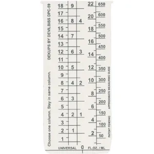 DEVILBISS DPC-59-K10 Disposable Measuring Guide Inserts - Pack Of 10 | AE2MCR 4YEJ2