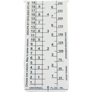 DEVILBISS DPC-60-K10 Disposable Measuring Guide Inserts - Pack Of 10 | AE2MCQ 4YEJ1