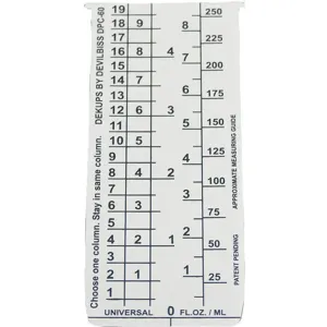 DEVILBISS DPC-60-K10 Disposable Measuring Guide Inserts - Pack Of 10 | AE2MCQ 4YEJ1