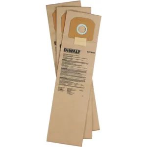 DEWALT D279042 Filter Bag Paper 12 Gallon - Pack Of 3 | AF2QVH 6XDN2