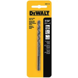 DEWALT DW1114 Drill Bit Hss 7/32 Inch Black Oxide | AF8PKM 29EG40