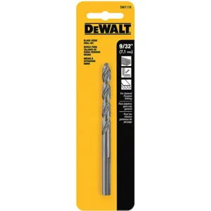 DEWALT DW1118 Drill Bit Hss 9/32 Inch Black Oxide | AF8PKR 29EG44