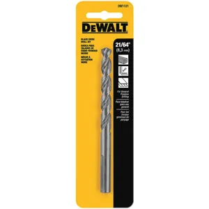 DEWALT DW1121 Drill Bit Hss 21/64 Inch Black Oxide | AF8PKU 29EG46