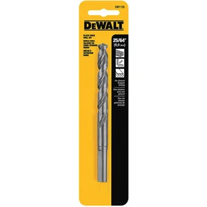 DEWALT DW1125 Drill Bit Hss 25/64 Inch Black Oxide | AF8PJZ 29EG27