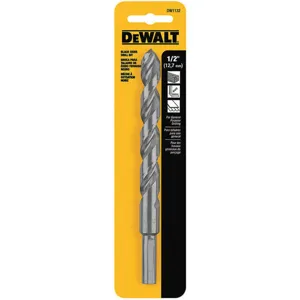 DEWALT DW1132 Drill Bit Hss 1/2 Inch Black Oxide | AF8PKZ 29EG52