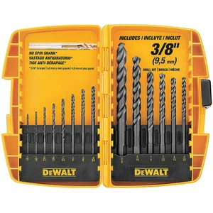 DEWALT DW1162 Drill Bit Set Hss Assorted Black Oxide | AF8PJV 29EG23