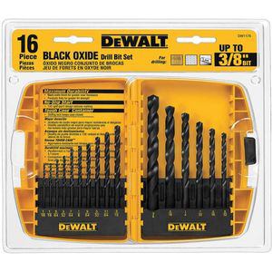 DEWALT DW1176 Bohrer-Set Hss, sortiert, schwarzes Oxid | AF8PJT 29EG21