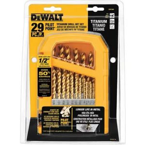 DEWALT DW1369 Drill Bit Set Titanium 29 Pcs. | AG4LMW 34GR20