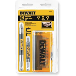 DEWALT DW2097 Drive Guide Kit 2 Magnetic Drive 11 Bits 14 Pc | AC2JEE 2KLK3