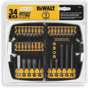 DEWALT DW2153 Impact Ready Driver Kit 34-teilig | AC3PNB 2VDK2