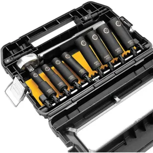 DEWALT DW22838 Impact Socket Set 3/8 Inch Drive 10 Pc | AE7EJB 5XFA2