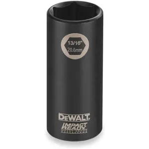 DEWALT DW22942 Impact Socket 1/2 Inch Drive 1 Inch 6 Pt | AC2JFC 2KLP6