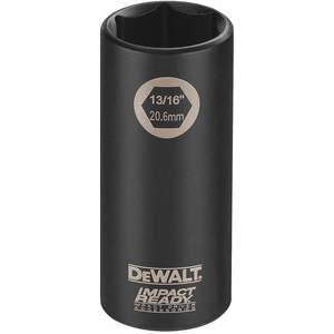 DEWALT DW22912 Impact Socket 1/2 Inch Drive 13/16 Inch 6 Pt | AE2CWJ 4WLP4