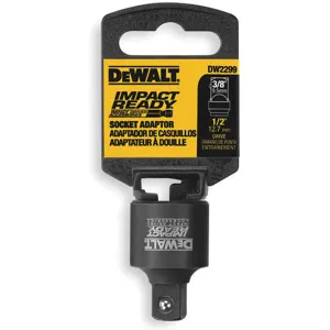 DEWALT DW2299 Socket Adapter 1/2 Inch Square To 3/8 Inch Square | AC2JFH 2KLR3