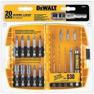 DEWALT DW2503 Rapid Load Set Steel 20 Pcs | AH2CUN 25CC51