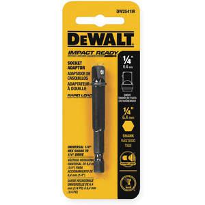 DEWALT DW2541IR Socket Adapter 1/4 Hex To 1/4 Socket | AC2JFJ 2KLR4