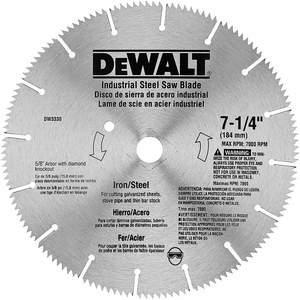 DEWALT DW3330 Circular Saw Blade Steel 7-1/4 inch Teeth | AF6RHT 20GW03